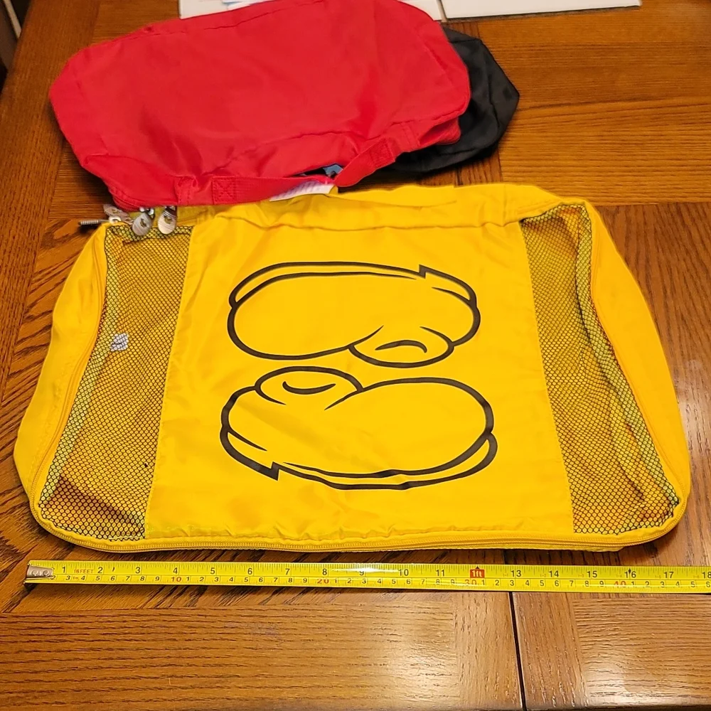 MICKEY MOUSE 3 PIECE TAG TRAVEL * ACCESSORIES * GEAR BAGS/POUCHES - Picture 5 of 7